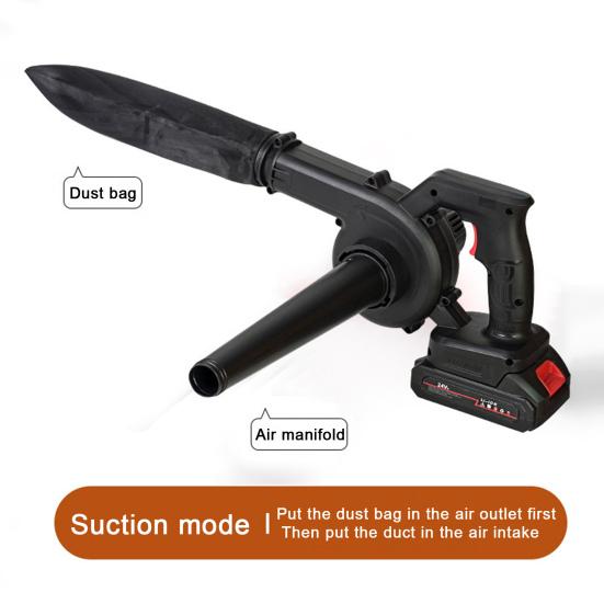 Cordless Leaf Blower Copper Motor Portable Electric Leaf Blower High Power Outdoor Garden Yard Patio Cleaning Lawn Care Handheld Leaves Blowing Device