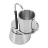 Moka Pot with Single Spout DIY Tube Coffee Pot Cup Set Outdoor Camping Coffee Maker Appliances Tools