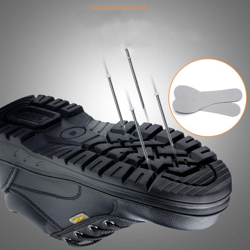 Mens All Season Indestructible Anti-slip Anti Stabbing Work Safety Shoes Smashproof Steel Toe Work Safety Boots