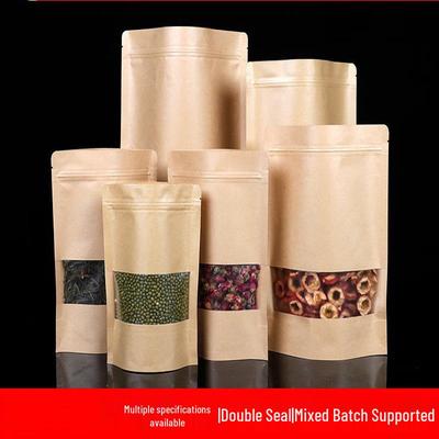 Handon Kraft Paper Window Self-Sealing Bags