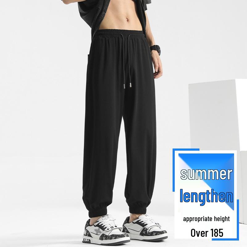 Men's Spring & Autumn Loose Straight-Leg Joggers – Lightweight Casual Long Sweatpants