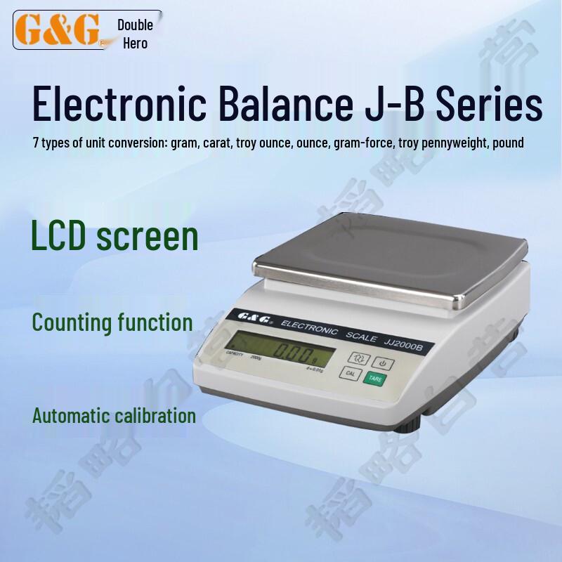 Shuangjie JJ3000B Electronic Precision Balance 3000g / 0.01g Precision
