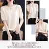 Available in 6 Openwork summer Cut and Elegant and Mesh knit Short [Bolan Verl] colors. knitwear. sewn. Spring/Summer/Autumn. stylish. top. sleeves.