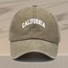 Fashion Letter Print MenS Washed Cap Casual MenS Baseball Cap Distressed MenS Hat Adjustable Ideal for Gifting DesignDr
