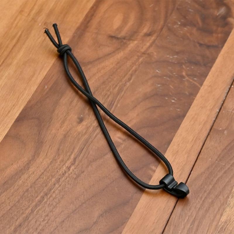 Versatiles Cord Fastening Clip Regulable Length Quickly Release Mechanism for Camping Gear Arrangement