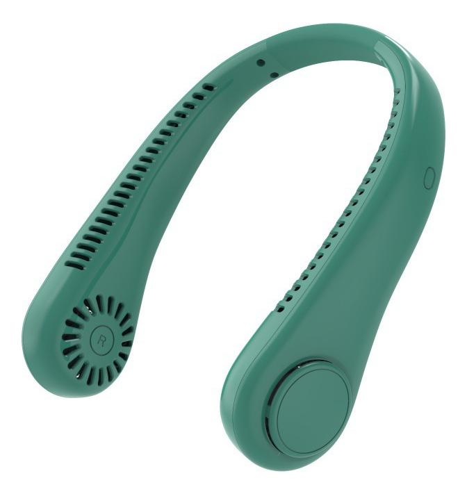1PC Fan New Mini Neck Portable No Bladeless Hanging Neck Rechargeable Air Cooler 3 Speed Mini Summer Sport Fan