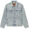 Levis Type 3 Collar Distressed Single Button Long Sleeve Denim Jacket Men Jackets Light-Blue 0016X-0000
