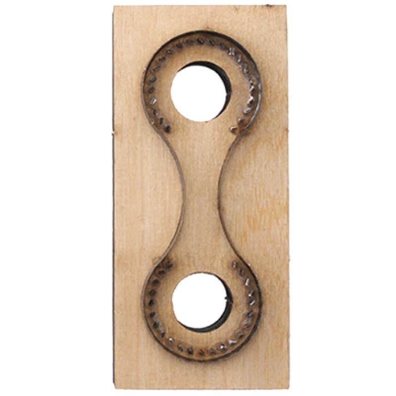 Professionelles Ergonomisches Lederbearbeitungs-Lederhandwerkszeug Handheld DIY Handwerksmesser Schneiderform für Künstlerische Projekte