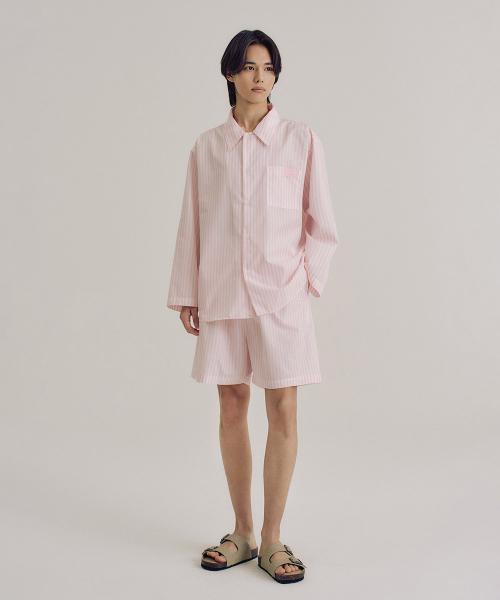 

[ORCITE] Unisex Prater Pink Long Sleeve Top and Capri Pants Pajama Set H320 [Shipped from Korea] 100% Authentic M
