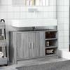 VidaXL Sink Cabinet Sonoma Grey 90x29x55 Cm Engineered Wood, Bathroom Cabinet, Storage Cabinet Room 848127