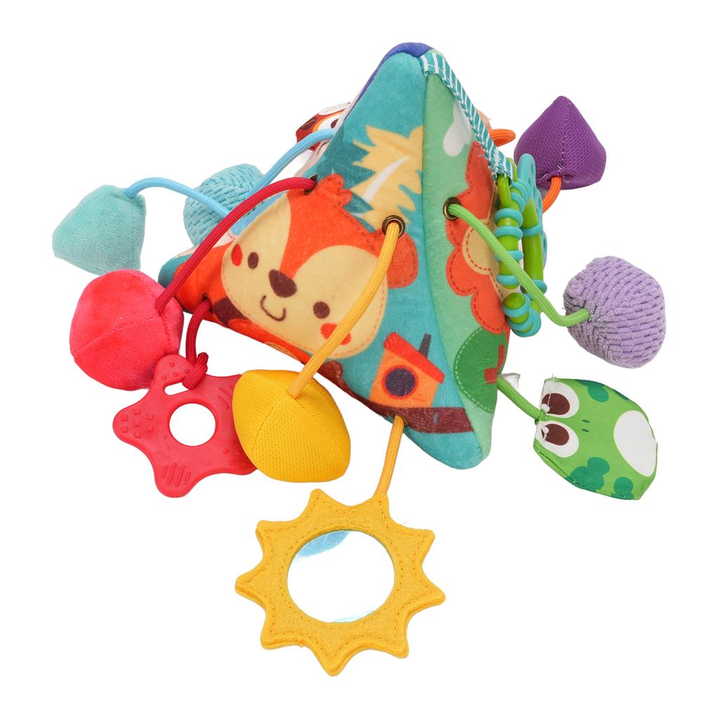 Baby Stroller Hanging Toy Detachable Soft Cloth Sensory Hand Grab Ball Infant Car Seat Toy