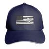 Recon Jack Flag Black and White Baseball Cap Breathable Mesh Back Adjustable Buckle Closure Moisture Wicking Quick Dry