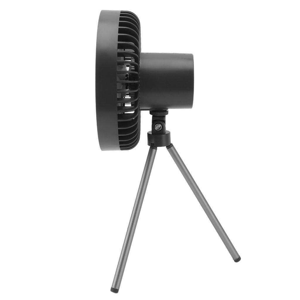 Tripod Fan 10000mAh 3 Gears Adjustable Timing Function Portable Desktop Fan with Light for Outdoor