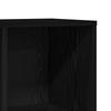 Bookshelf Oak Black 98 x 29 x 97.5 cm Engineered Wood