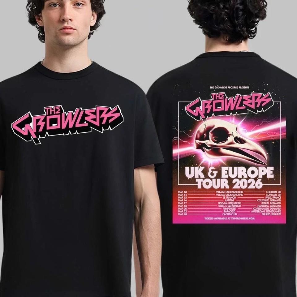 The Growlers UK And Europe Tour 2026 T-shirt XL