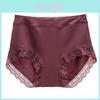 Roupa íntima feminina de algodão modal confortável e respirável, de cintura alta e formato triângulo, para todas as estações
