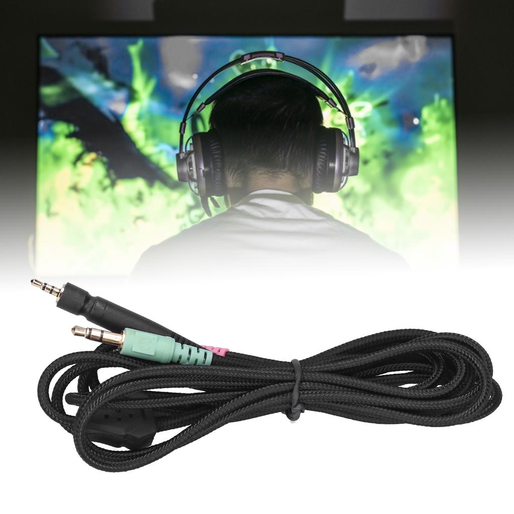 Game Headphone Cable Audio Cable Fit for Sennheiser G4ME ONE GAME ZERO PC 373D GSP350