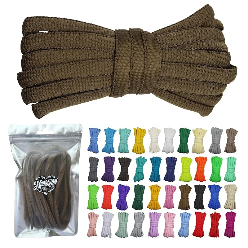 

[HOOKEDON High performance Kicks] овальные шнурки Ширина шнурка 9 мм 40 цветов 100 см 120 см 130 см 140 см 160 см шнурок шнурки для ботинок круглая веревка эллипс