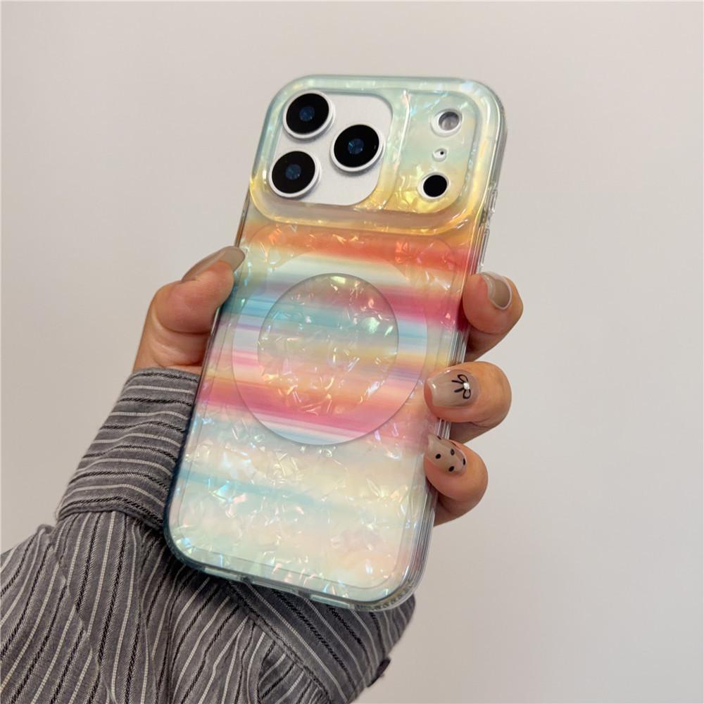 

Watercolor Shell Pattern iPhone 17 Pro Case - Drop-proof & Magnetic for Women 14