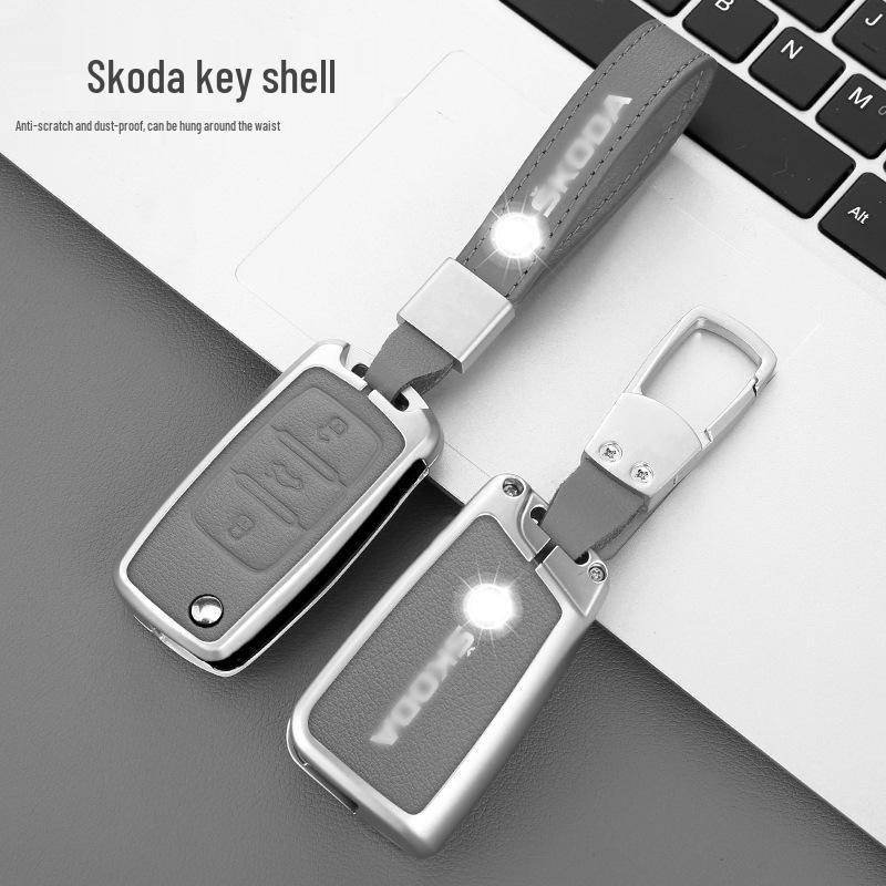 Skoda Key Cover for 23 Models: Octavia, Rapid, Superb, Fabia, Karoq, Spaceback, Hao Rui, Kodiaq, Kamiq