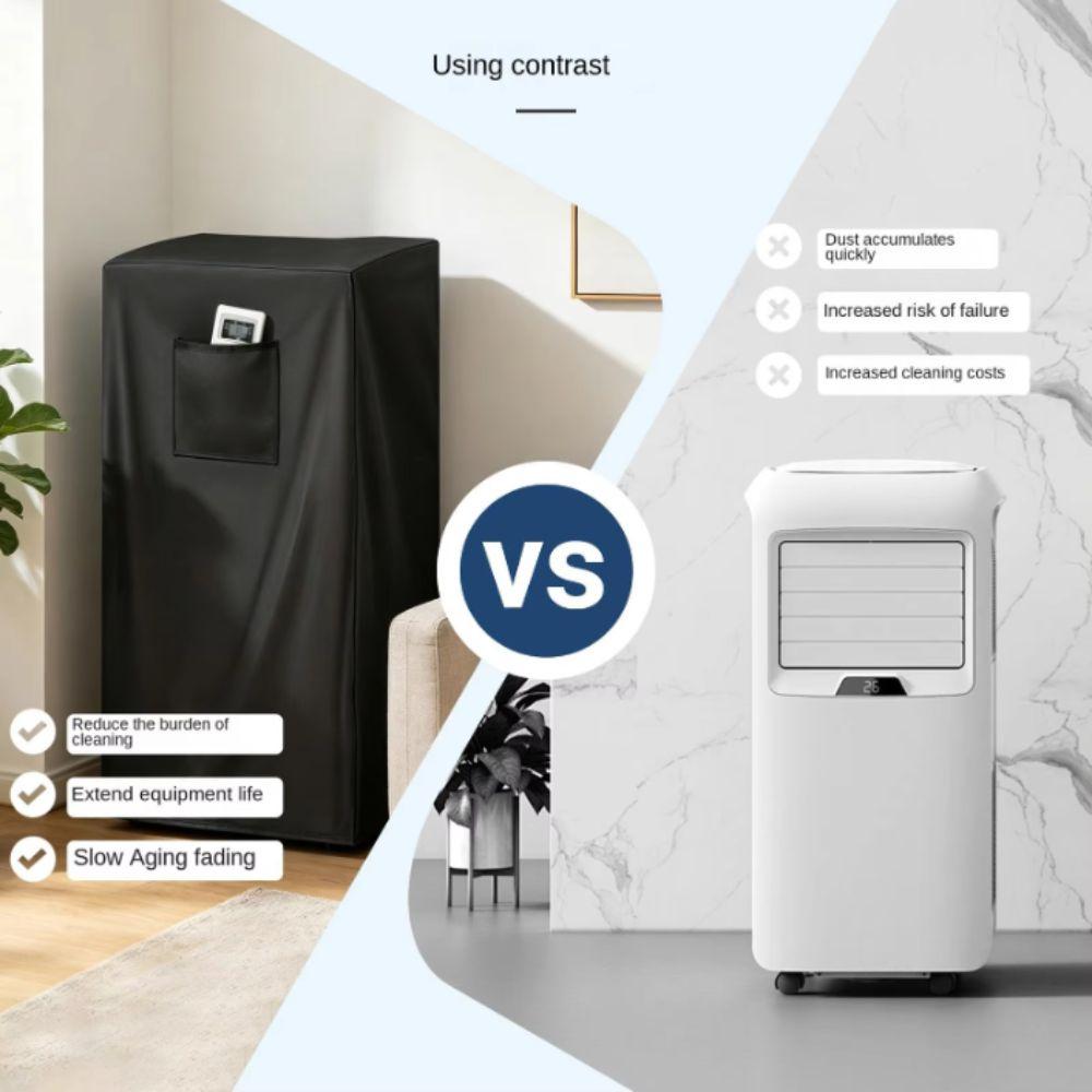Waterproof AC Unit Cover Oxford Cloth Air Conditioning Cover Protection Cover  Portable Use