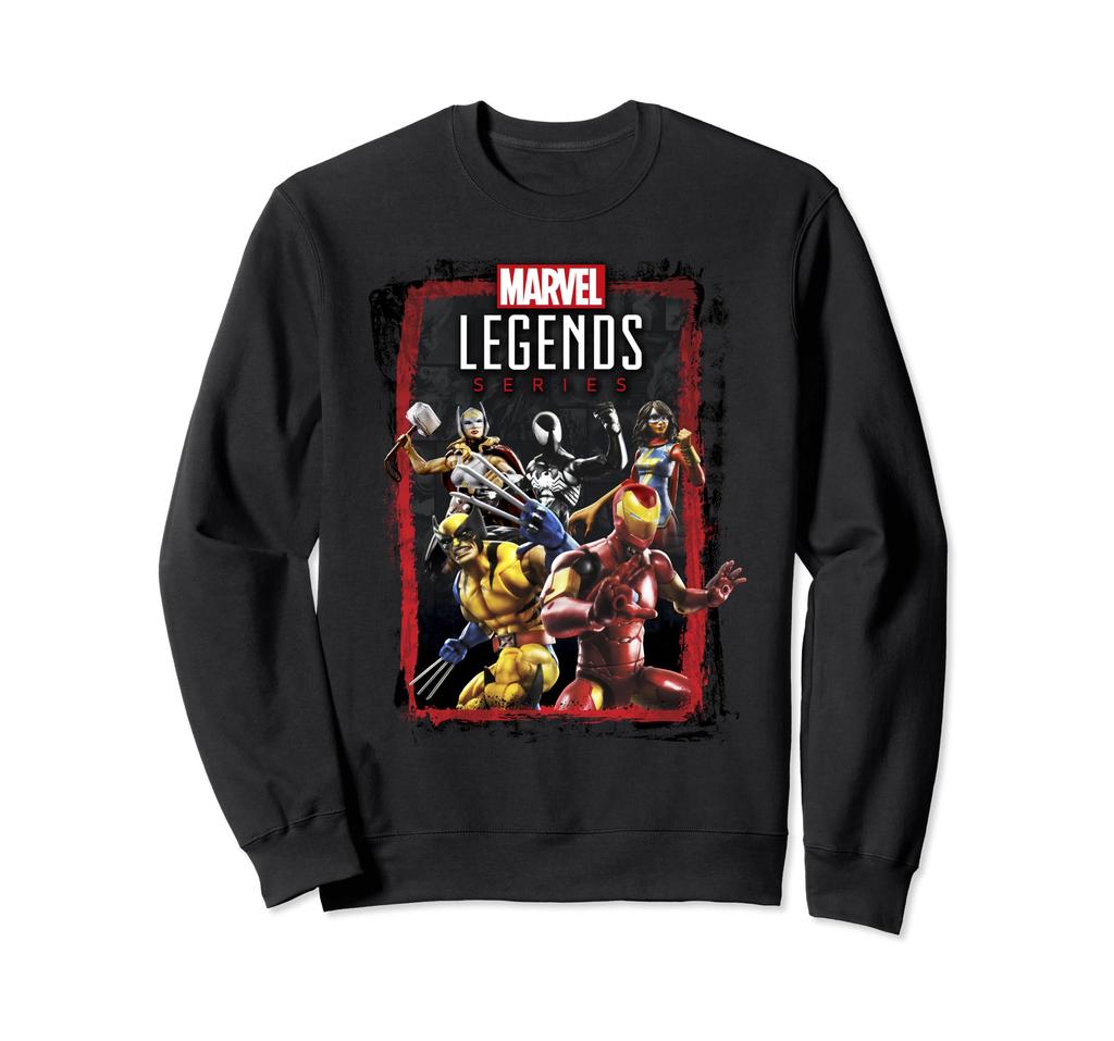 Marvel Legends Series Hero Painted Group Shot Sweatshirt