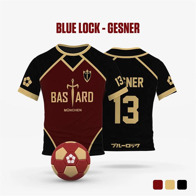 Anime Blue Lock Yukimiya Jersey 3D Print Men Sport T Shirt Fashion Harajuku Manga Short Sleeve Children Unisex Tee Y2k Tops