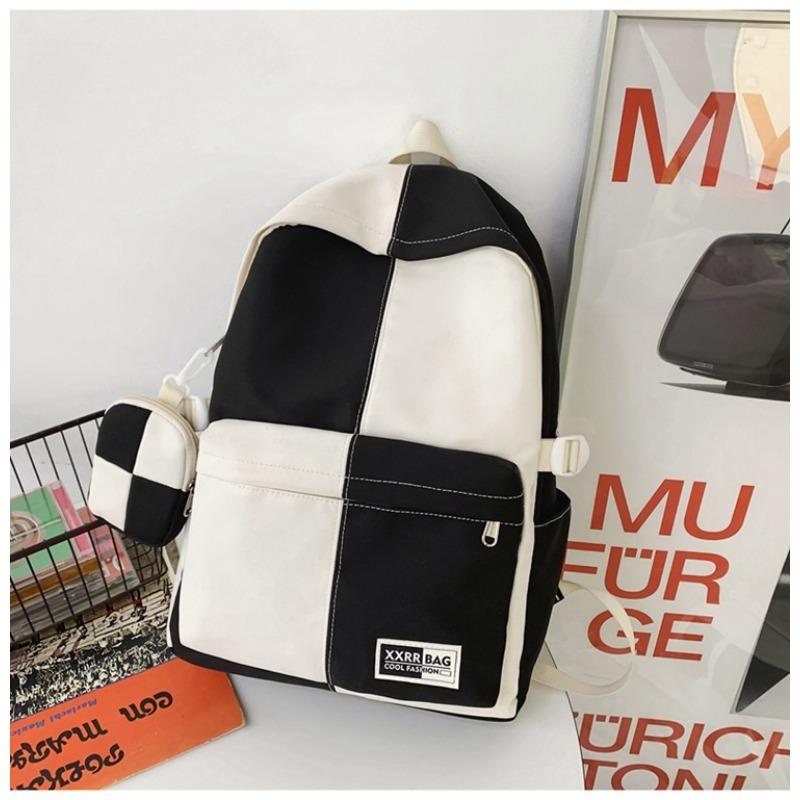 School Bag New High-value Niche Design Trendy and Cool Backpack Couple Light Travel Large-capacity Backpack Men