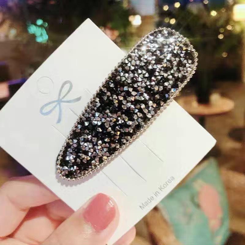 

Корейская заколка для волос с кристаллами, украшения для боковых волос, новые женские заколки-невидимки, роскошные модные аксессуары