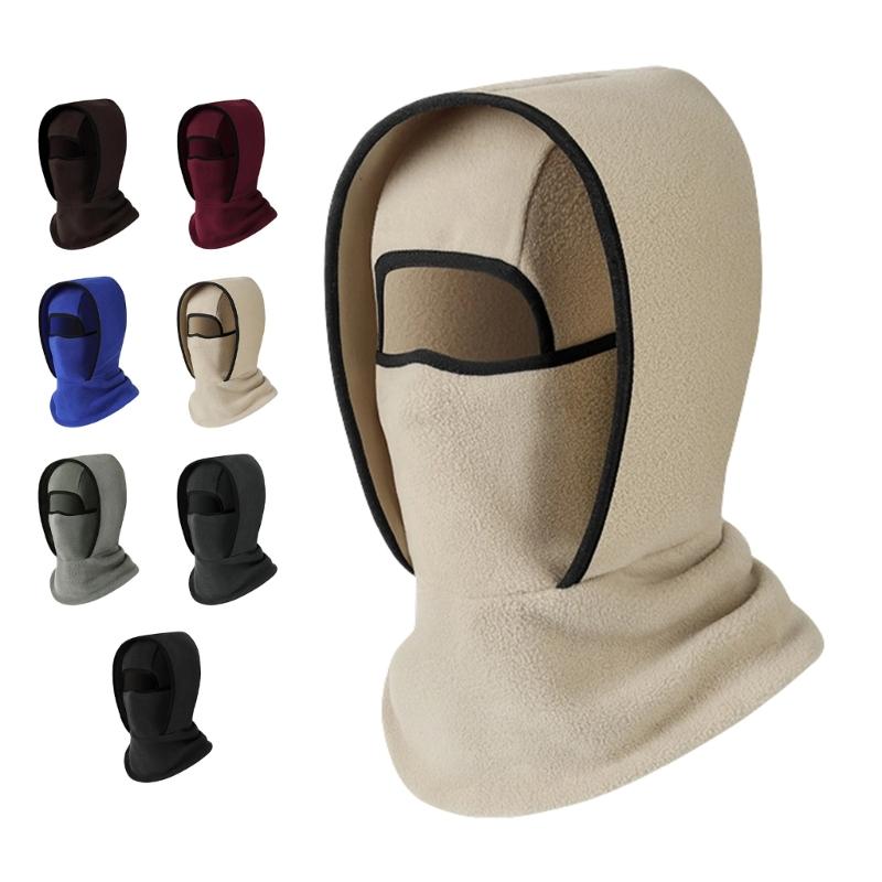 Winter Warm Headgear, Hat-Neck-Mask Integrated Outdoor Windproof Face Cover for Cycling & Ski Sports