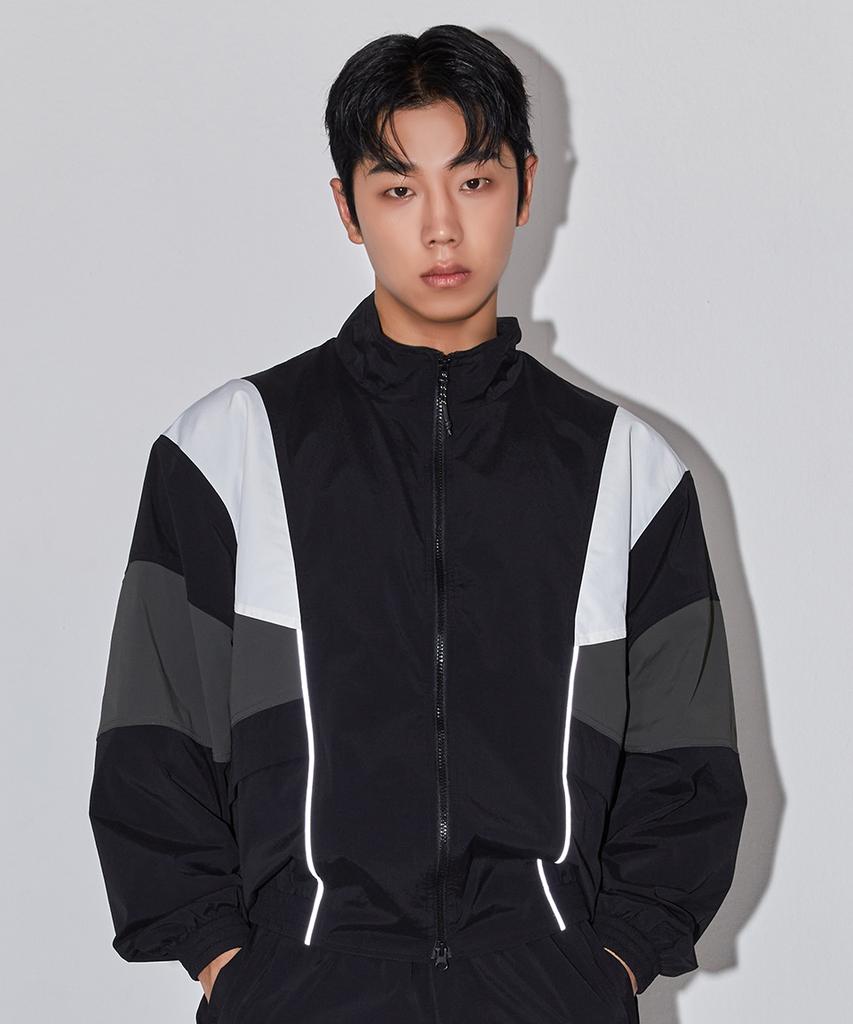 Musinsa Standard Sports Colorblock High Stretch Zip-Up (2 Colors)