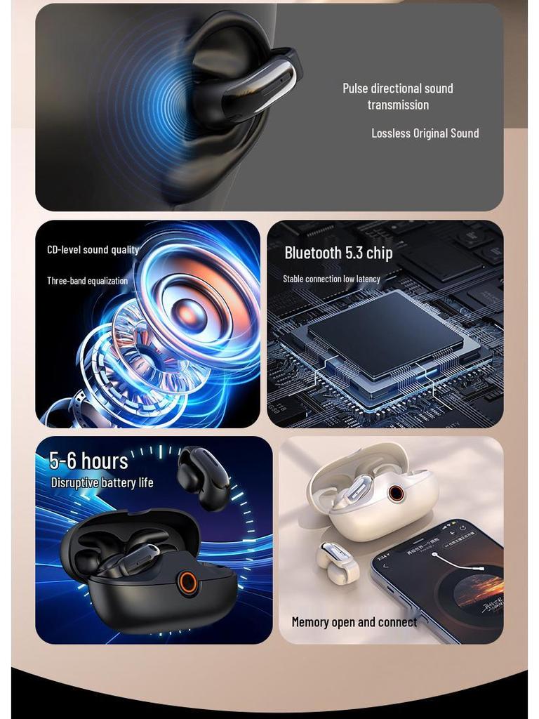 BOSE DX09 In-Ear Bluetooth Headphones: Painless, Long-Wearing, G-Type Ear Clip for 2025.