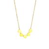 Ins Style Simple Heart Gold-Plated Titanium Steel Clavicle Necklace for Women