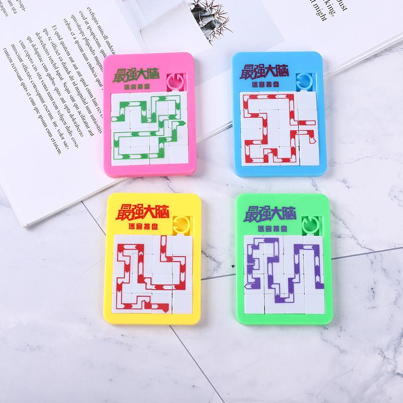 5Pcs Number Puzzle Plastic Moving Sliding Early Education Animal Children'S Jigsaw Puzzle Toy School Kindergarten Game Gift