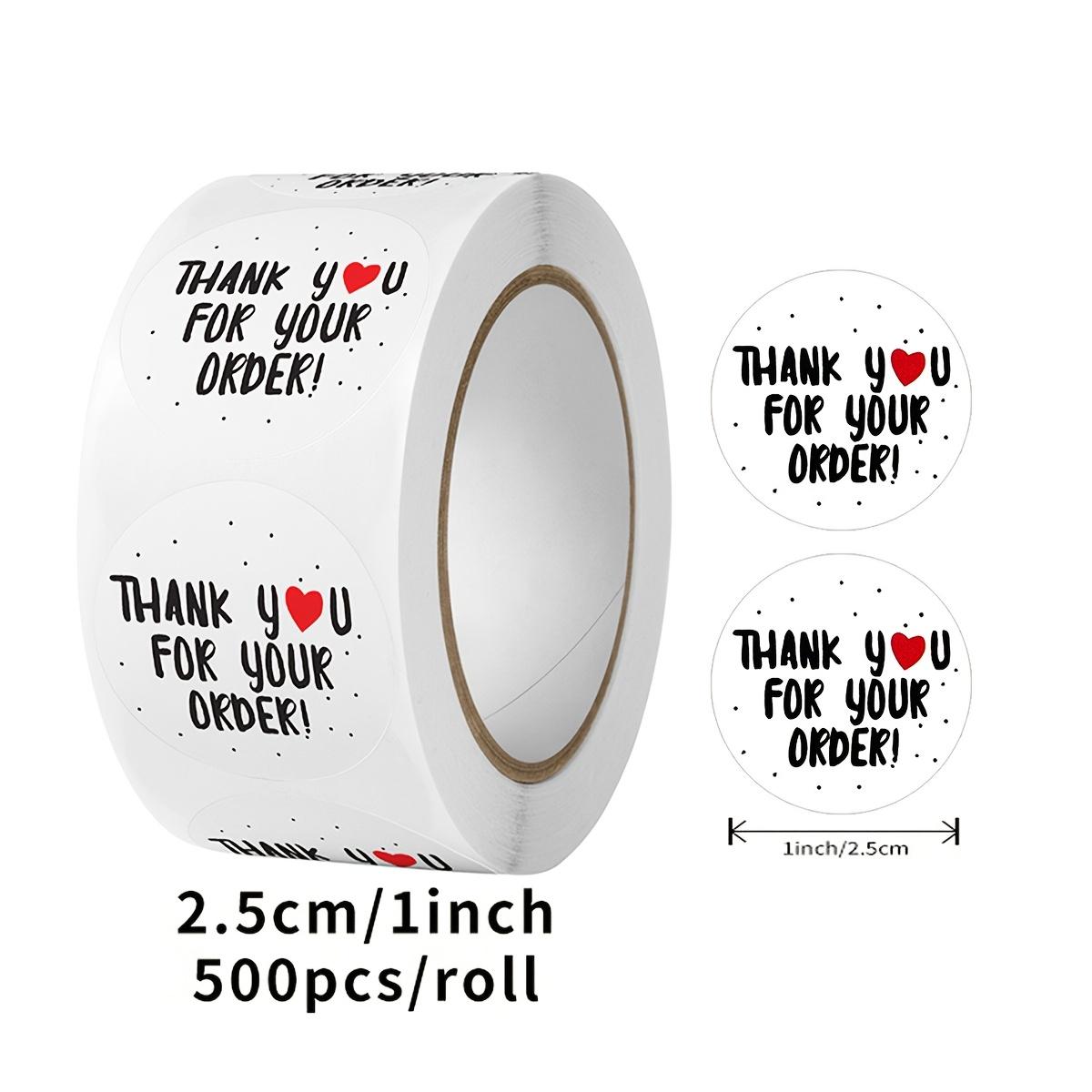 

Thank You Thank You for Your Purchase Self-Adhesive Stickers Thank You Labels Gift Card Packaging Sealing Sealing Stickers PVC Self-Adhesive