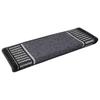 Self Adhesive Stair Treads 15 Pcs Anthracite 65 X 21 X 4 Cm