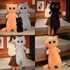 Cute Large Eye Cat Plush Toy Bed Soft Stuffed Animal Gift For All Ages