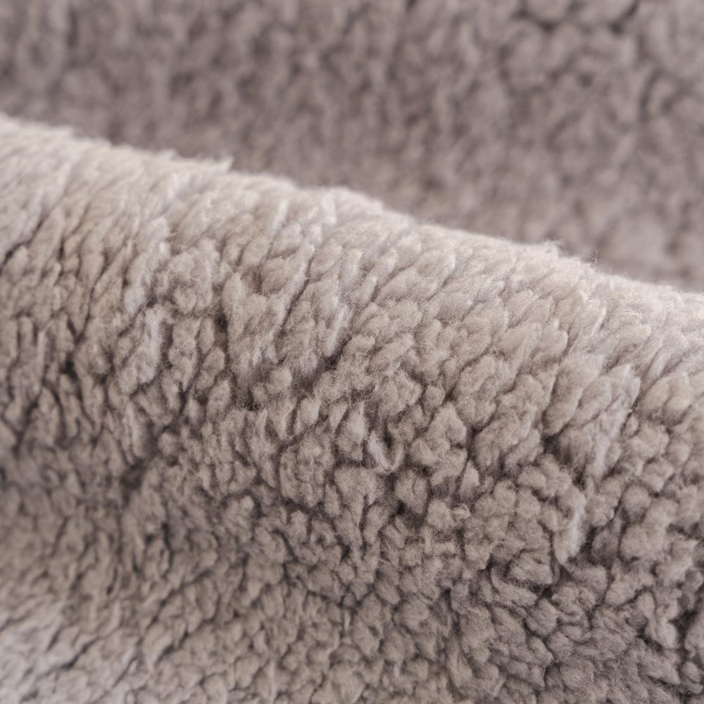 Lamb Wool Sofa Cushion Autumn And Winter New Thickened Non-Slip Seat Cushion Plush Sofa Cover Cover Cloth Solid Color
