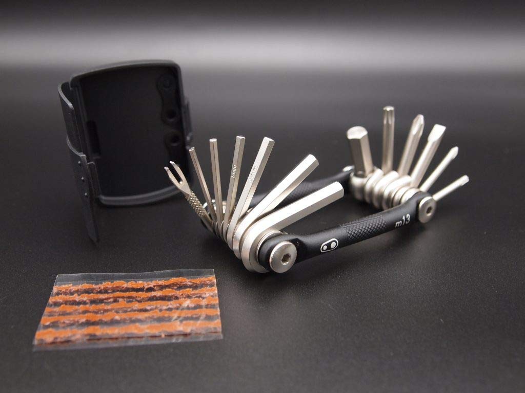 CRANK BROTHERS Bicycle Portable Matte One 13 Functions Tool, Black, Size, MULTI-13,