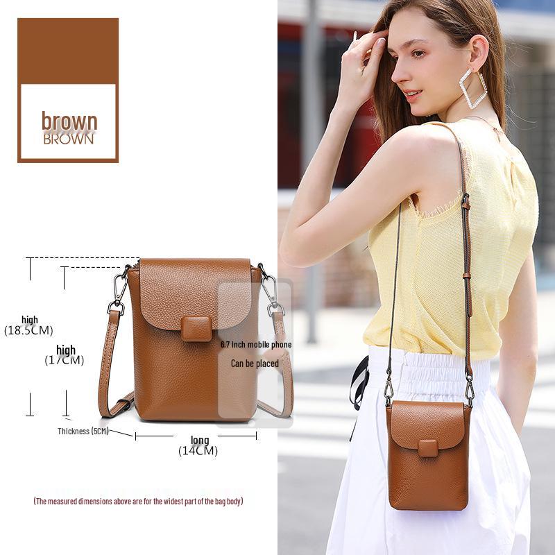 Women s 2026 Trendy Anti-theft Genuine Leather Crossbody Bag - Soft Top Layer Cowhide Single Shoulder Bag