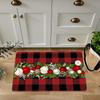 1Pcs Anti Fatigue Kitchen Rug  Merry Christmas BalloonWaterproof Non-Slip Thick Cushioned Kitchen Mat Heavy Duty Comfort Standing Mat for Kitchen