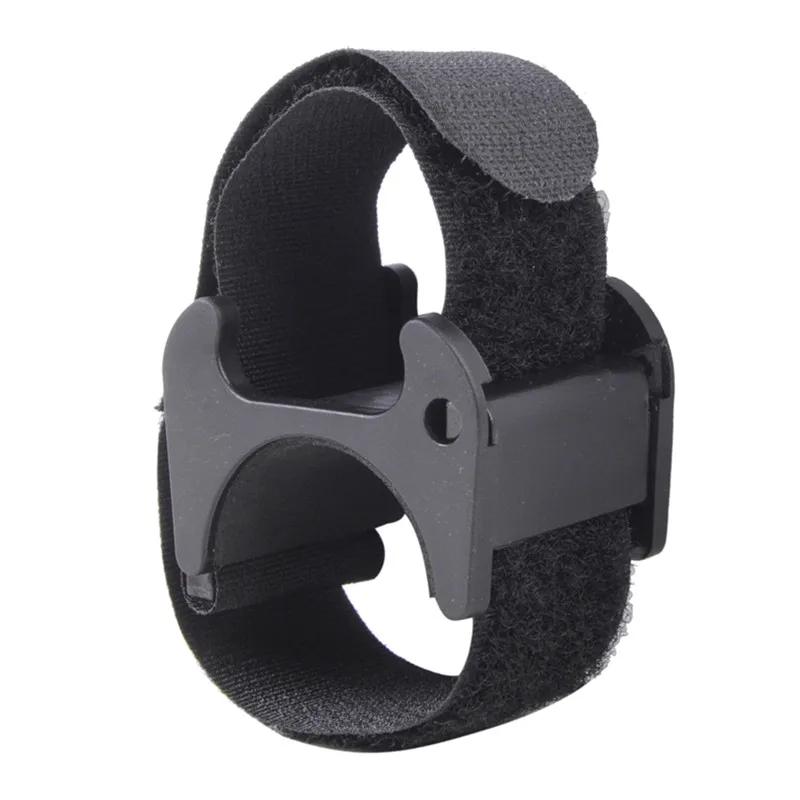 

Bike Flashlight Mount Holder - Hook&Loop Strap Clip for LED Torch/Lock, Non-Slip Universal Bicycle Accessories чорний