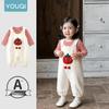 Youqi Toddler Girls' Overalls: 2026 Early Autumn Spring/Autumn Outdoor Casual Jumpsuit