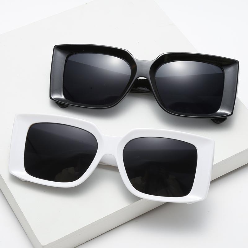 New Narrow Frame Sunglasses Women Fashion Vintage Big Square Sun glasses European American Style