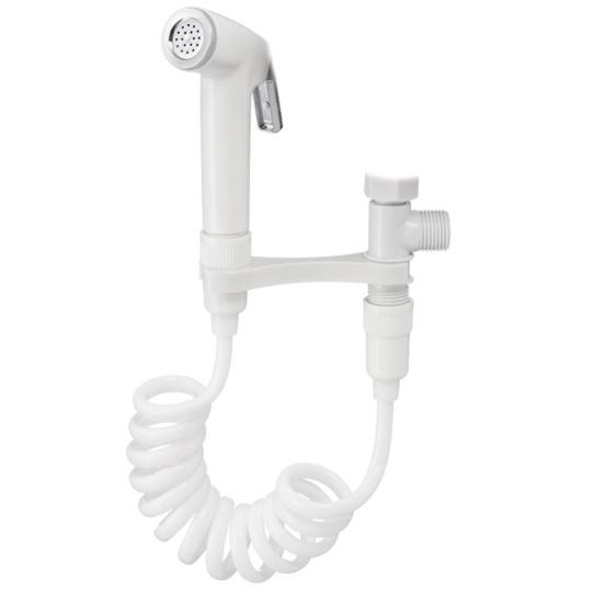

Сиденье Унитаз Промывочное санитарное устройство Биде Распылительная головка Комплект для очистки шланга-распылителя белый