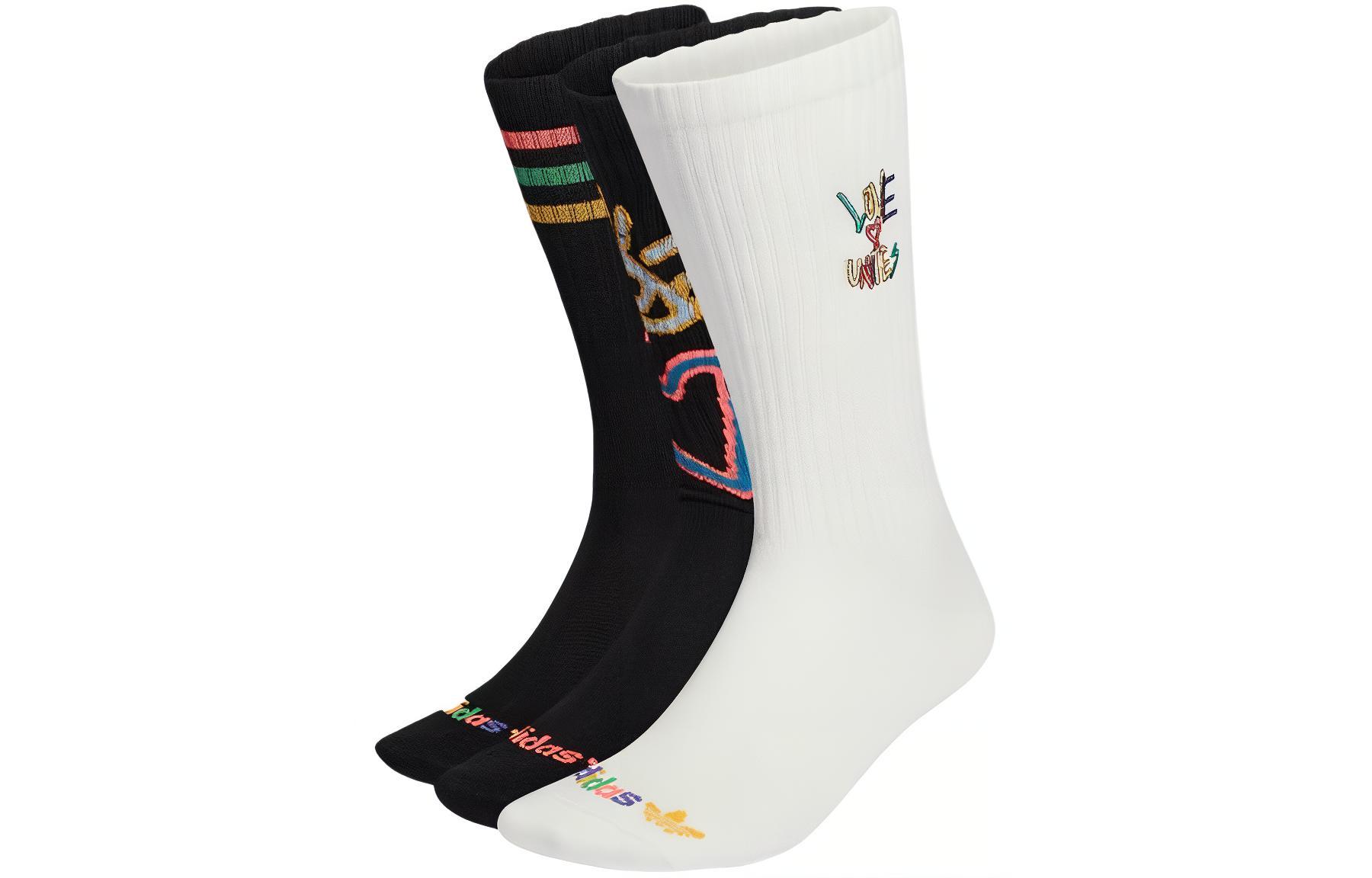 Adidas Originals Knee High Socks Unisex 3 Pack HL1708 L