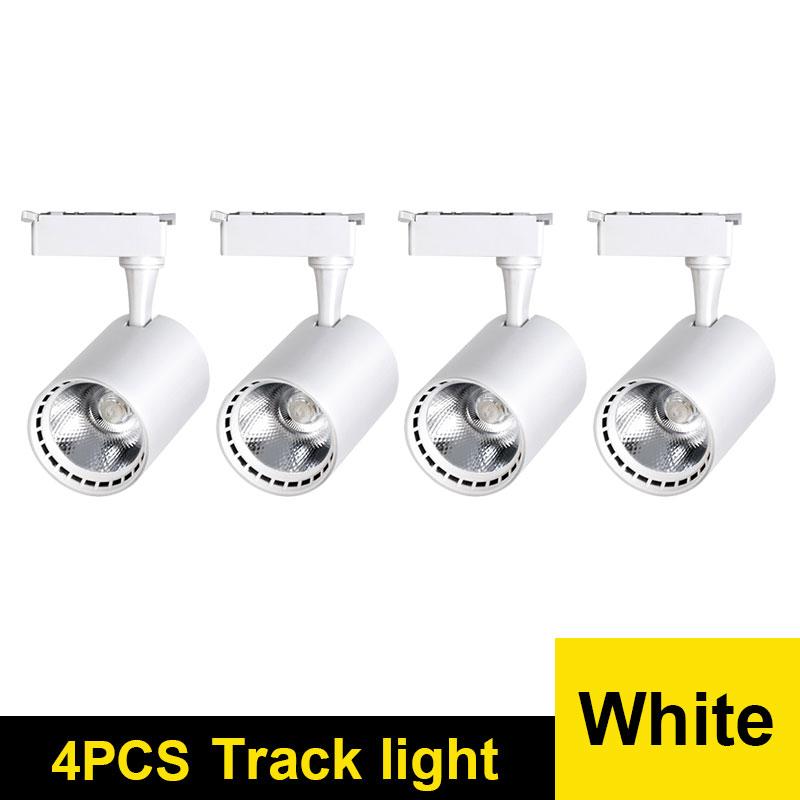 Led Track Light AC220V COB Spotlight Rail Lighting 12W 20W 30W 40W  Set Led Track Rail Spotlight Clothing Store Shop Home