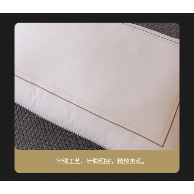 Soft Microfiber Plush Pillow With Brushed Fabric Cover 48x74cm Single Bed Hotel Home Use