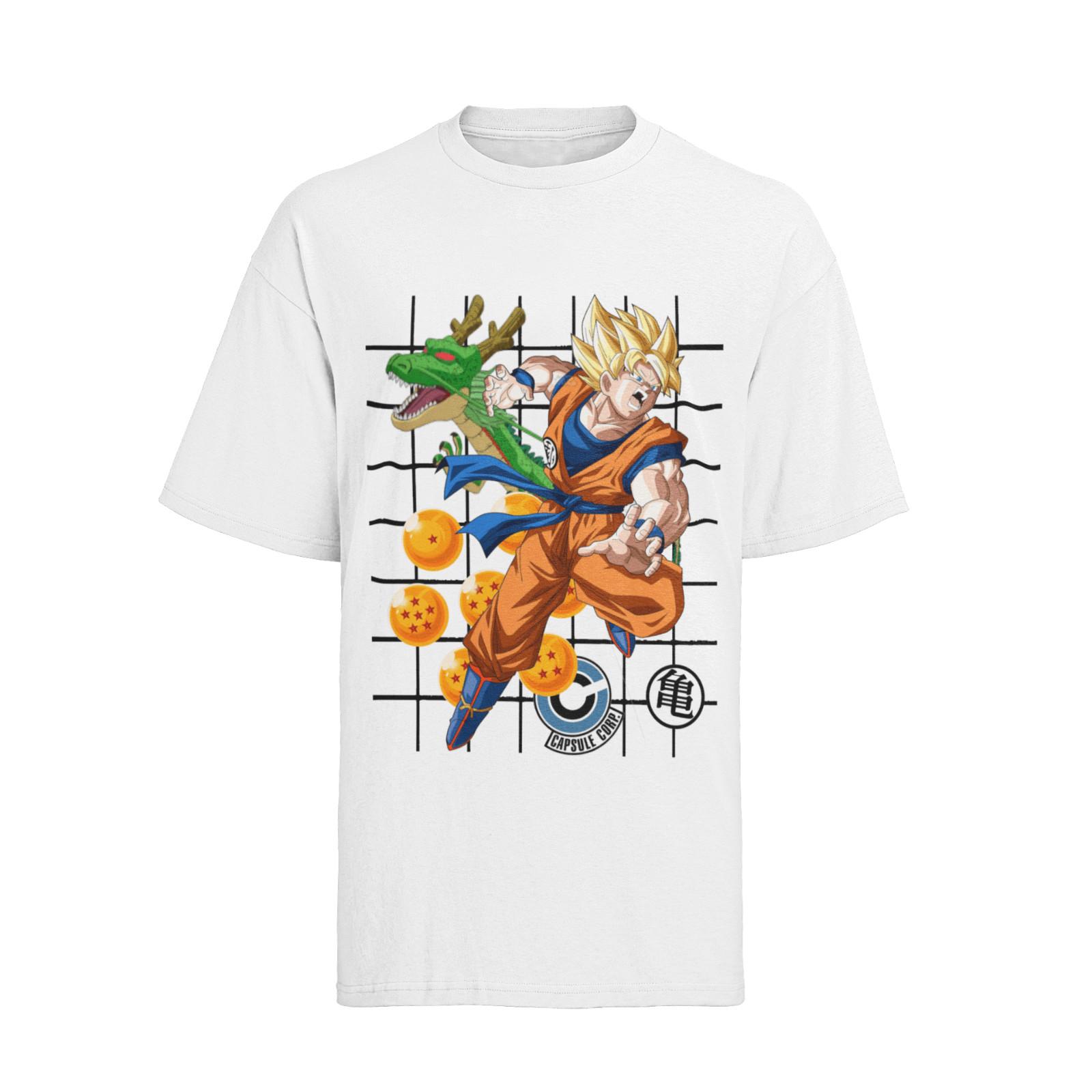 Dragon Ball Son Goku Black Vegeta Saiyan DB Shenlong Men s Organic T-Shirt Mens Womens Tees Top S-XXXL 4XL