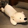 Animal Fox Rabbit Lying Pillow Plush Toy White Bear Shark Doll Girl Bed Sleeping Ragdoll